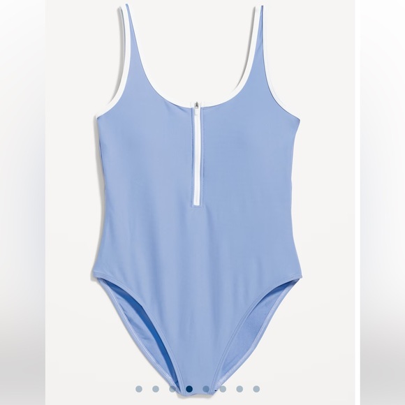 Old Navy Half Zip One-Piece Swimsuit - Picture 5 of 8